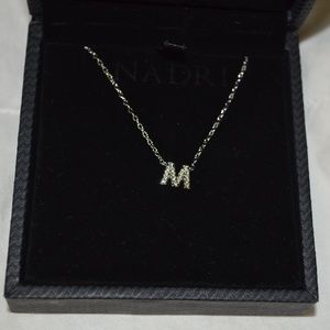 Initial Necklace "M"